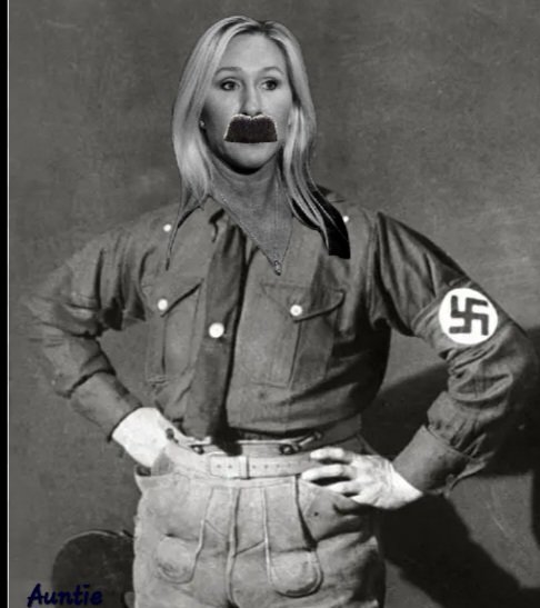 After the house Republicans are finished trying to screw the Ukrainian people, they will be having a birthday party celebrating Hitler. Hosted my Marjorie Taylor Greene