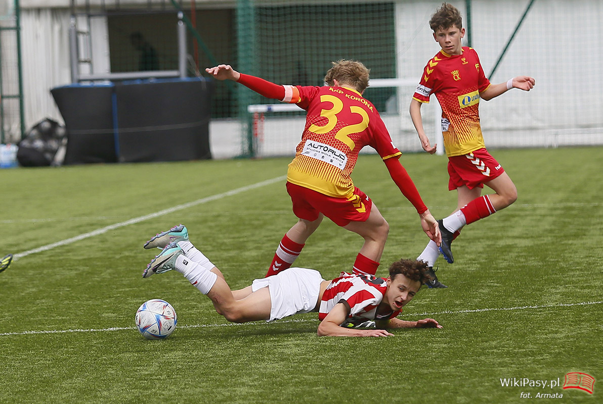 WikiPasy's tweet photo. W CLJ U19 Cracovia przegrywa z Koroną Kielce 1:2. Zdjęcia z meczu: https://t.co/afCMpWSJGj https://t.co/hvOjRb1WLB