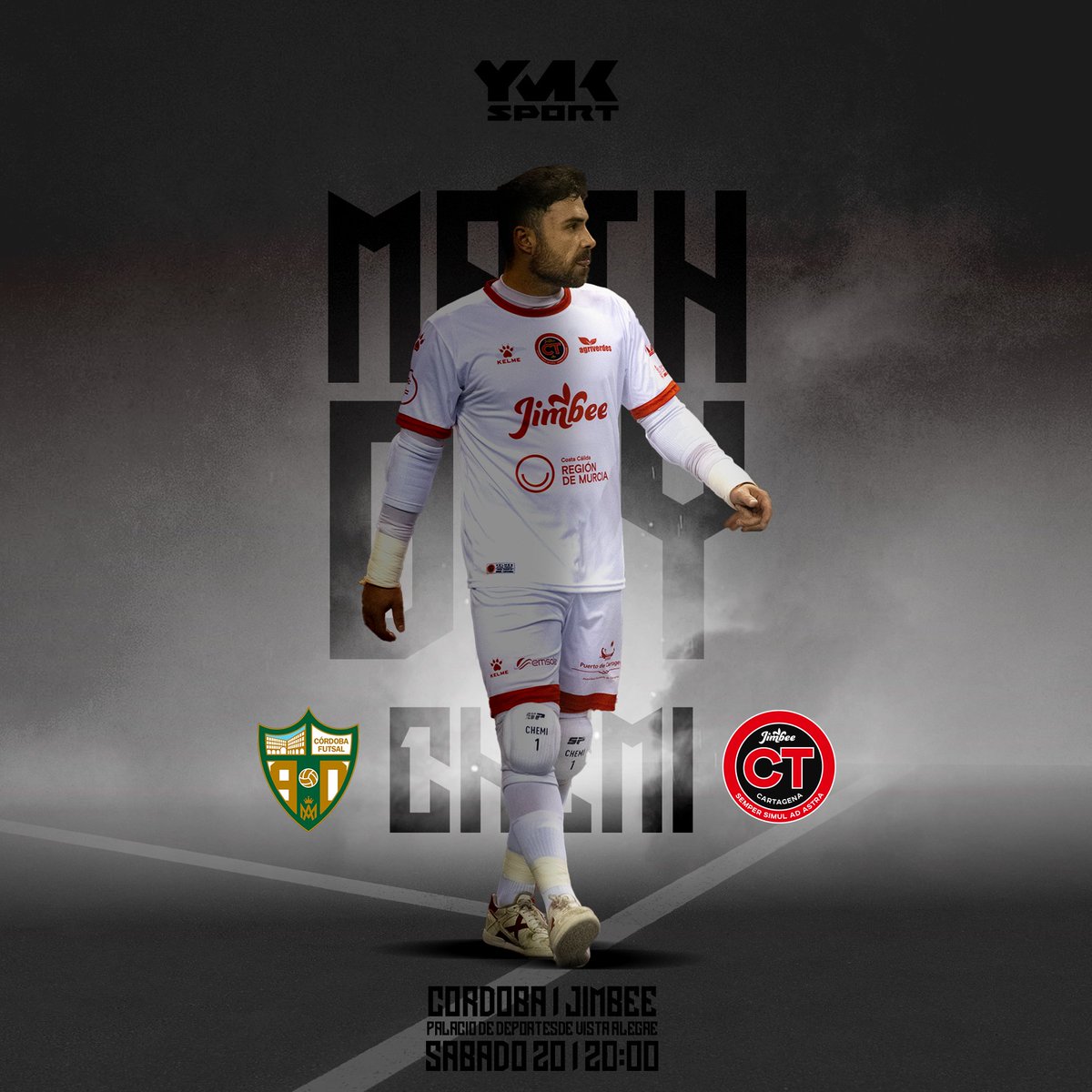 YMKSport's tweet photo. 🚨 ¡Hoy juegan @WaltinhoCost, @chemi1996, @chispiguillamon y @Mellado13futsal!
Y como siempre...¡Mucha suerte! 🍀
#ÉxitoYMK #W11🔱 #C1🦸🏻 #Chispi 🇩🇰 #M13🪄🎩 https://t.co/xmctzUYrtT