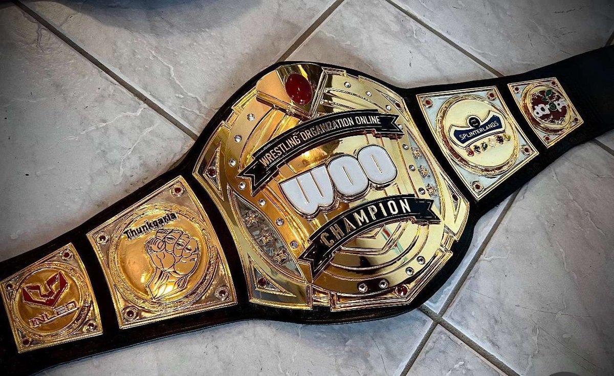 Championship belts in wrestling not only signify a titleholder but also carry a rich history. The design and aesthetics of these belts often undergo changes, reflecting the evolution of the wrestling promotion and its branding. #woogame
