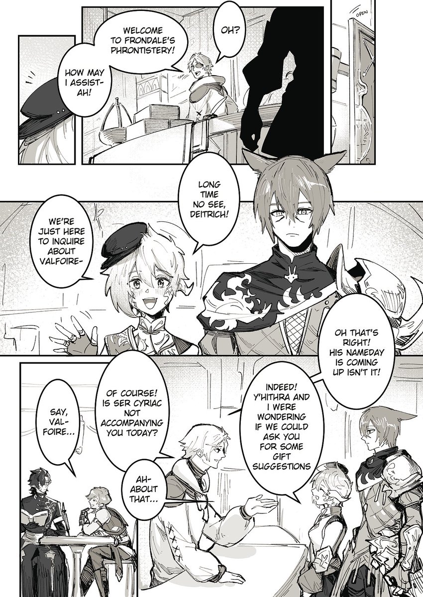 [ FFXIV ] Unspoken Nameday 
Read from Right to Left
 (1/3) 