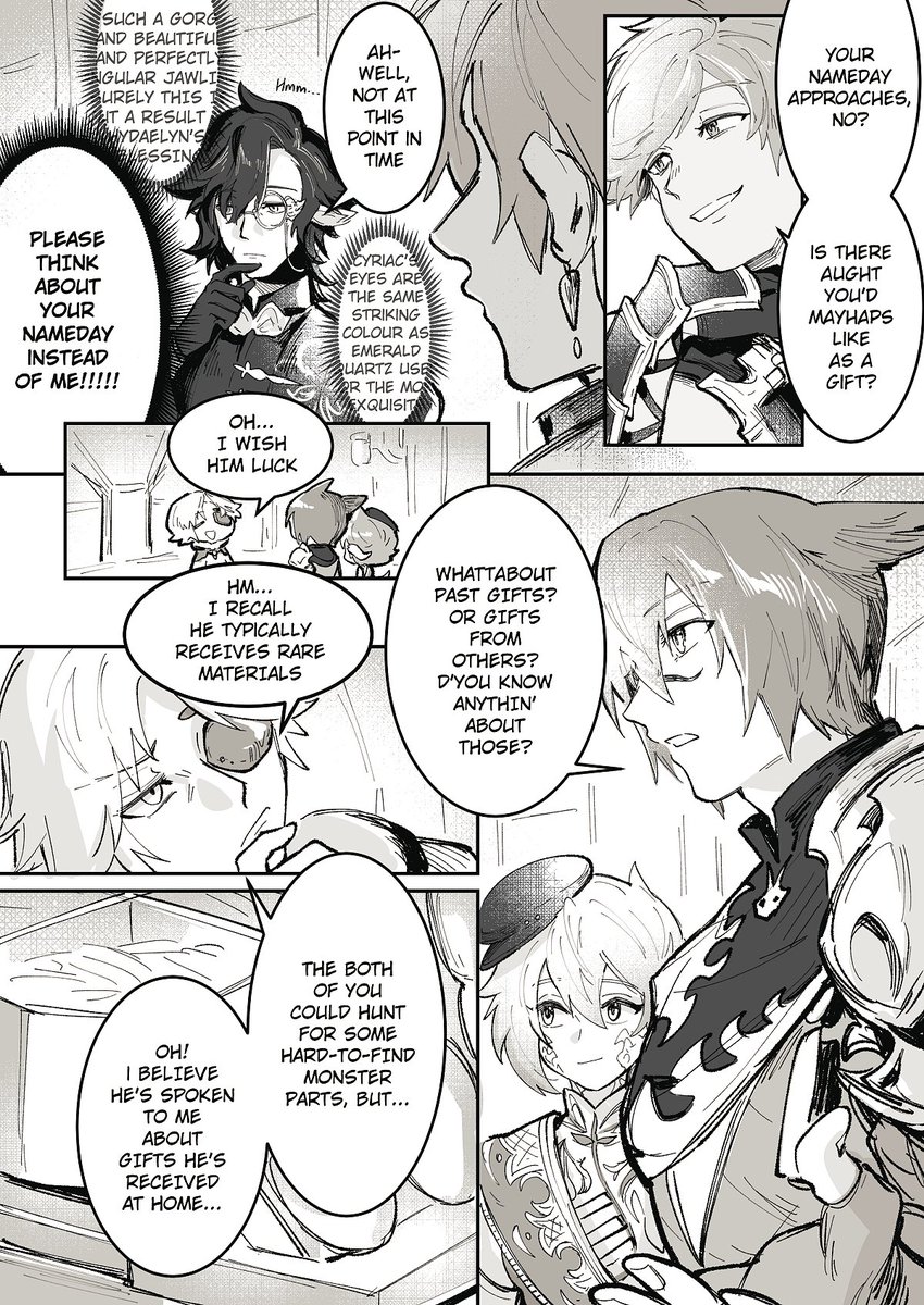 [ FFXIV ] Unspoken Nameday Read from Right to Left (1/3)