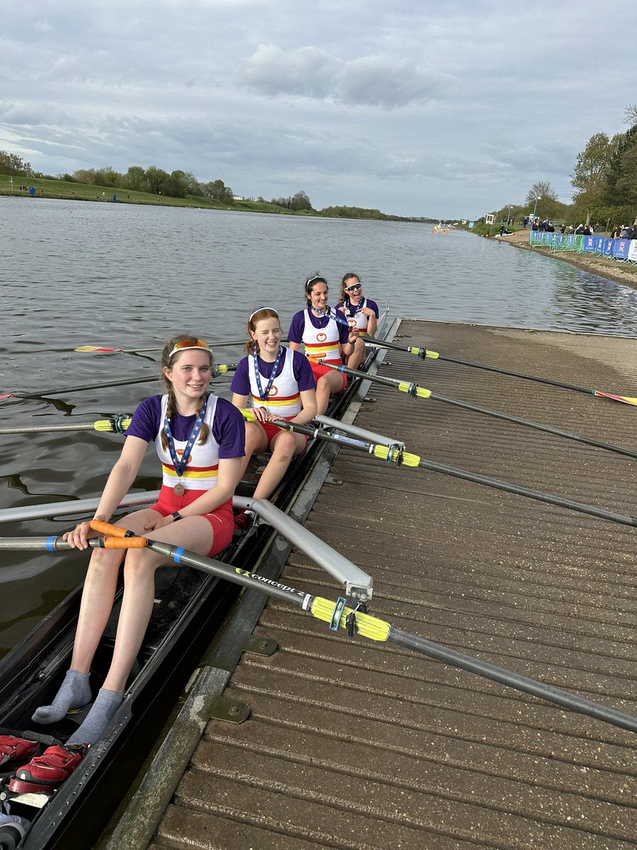 Bronze medal for <a href="/TidewayScullers/">Tideway Scullers</a> in WJ16 4x. Excellent result