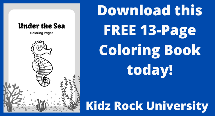 Download this Free 13-Page Coloring Book for your Children. #Free #ColoringBook #SeaLife #Biology #SeaTurtles #Octopus #Shrimp #Shark #SharkWeek #Ocean #Parents #Travel #Ship #Lighthouse #Fishing #Freebies #Seahawks #Boating Here's where to find it: kidzrockuniversity.com/coloring-pages