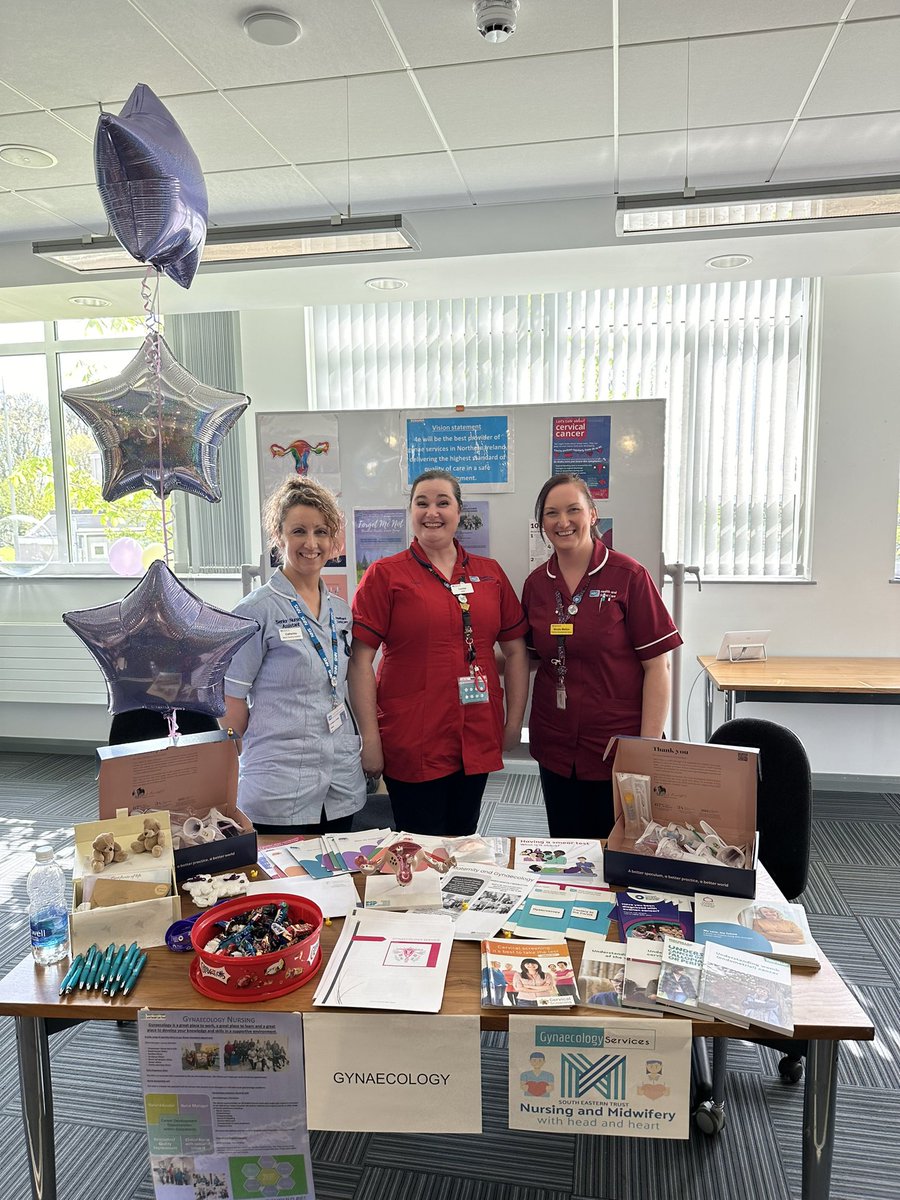 A team effort showcasing Nursing and Midwifery @setrust Lovely to share our experiences with those looking to start their careers @HannahMcCauley1 @mckevitt_sarah