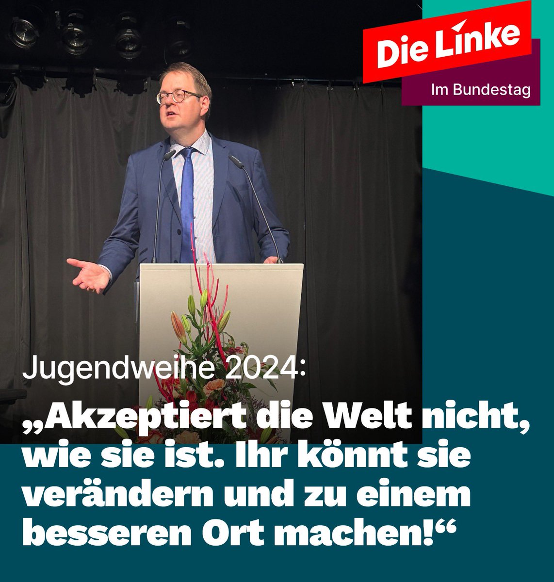 Es war mir eine Ehre: ich durfte heute für 160 Jugendliche anlässlich ihrer #Jugendweihe im Haus Leipzig reden. Ich habe dort ehemalige Schüler und Lehrer getroffen. Es hat wieder viel Spaß gemacht.