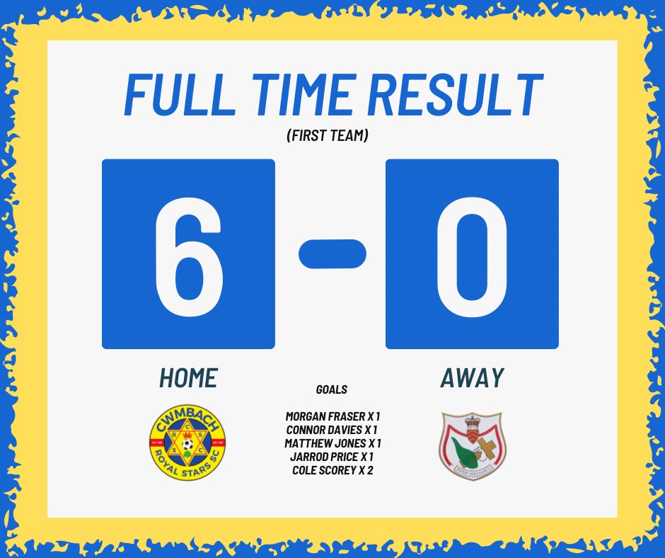 Cwmbach Royal Stars SC tweet media