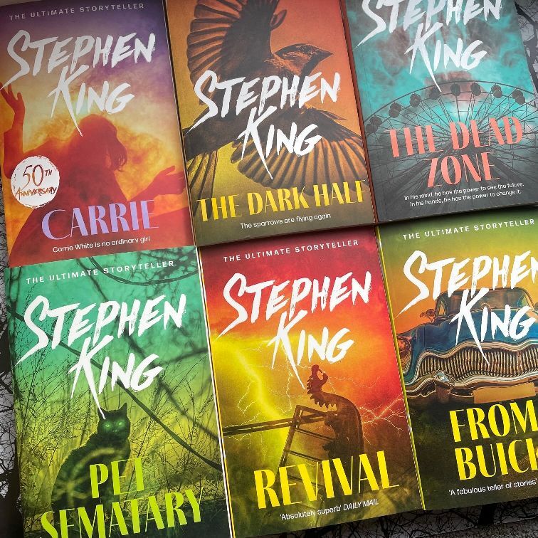 From @hodderbooks / @hodderscape : Our final set of Ultimate Storyteller reissue paperbacks, the Iconic Chillers collection, is now available! This final set, including new editions of Carrie in its 50th anniversary year, concludes the reissue programme that started in 2021