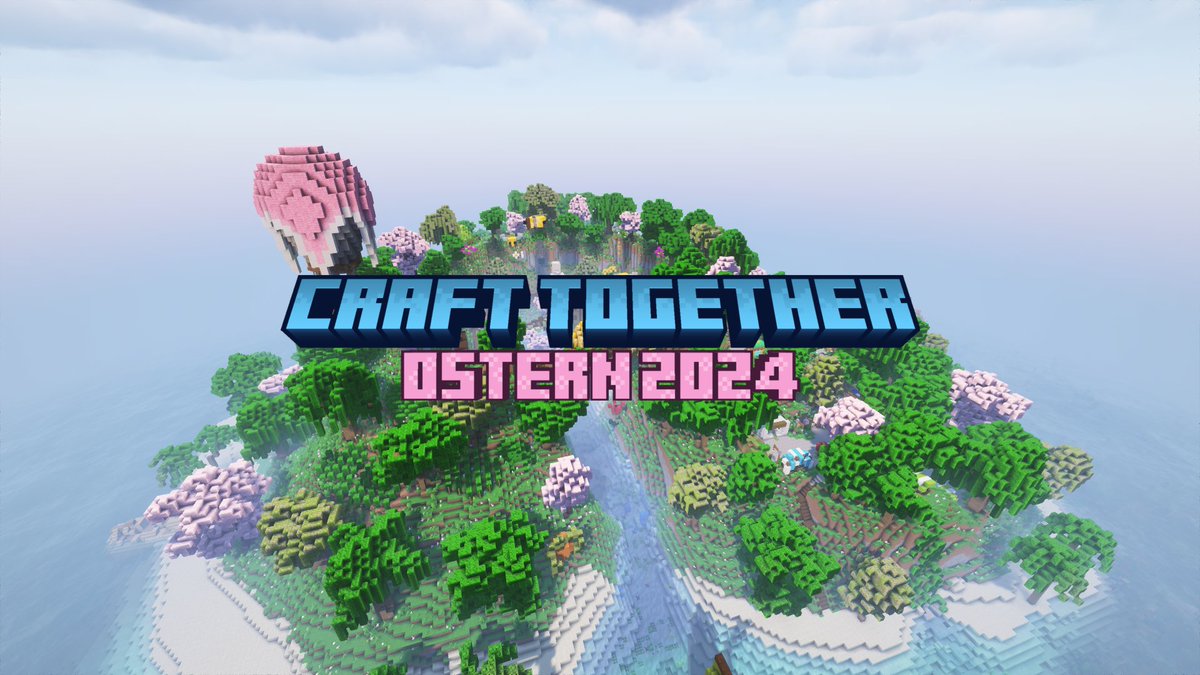 CraftTogetherDE's tweet photo. Ihr könnt ab sofort eure Oster-Sammelboxen abholen! 🐰Unterhaltet dazu einfach mit Roger Rabbit in der Eventhöhle! #CraftTogetherMC #MinecraftServer #vanilla #survival #freebuild #fun #event https://t.co/tA8uMREbmd