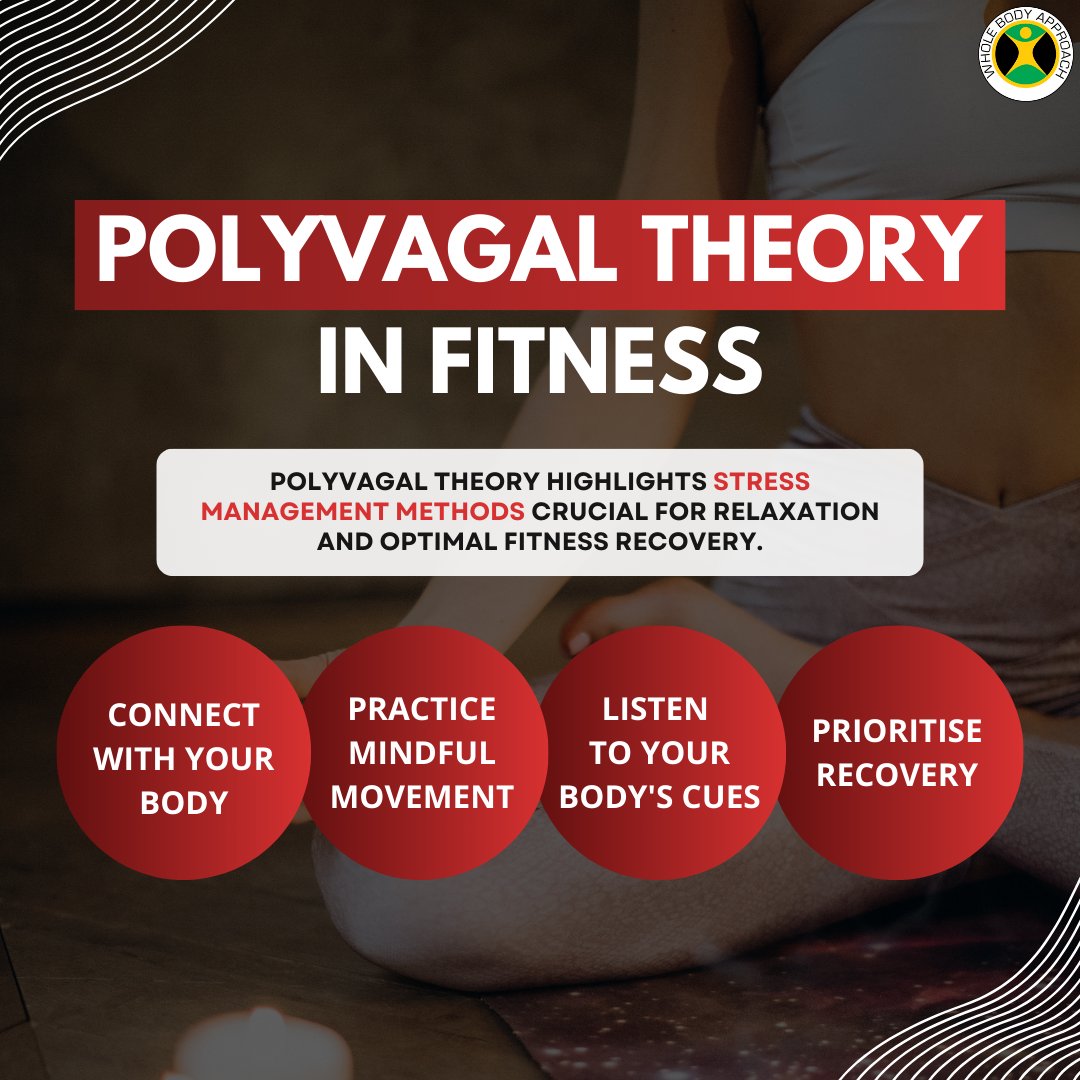 Discover the transformative power of Polyvagal Theory in your fitness journey:

Polyvagal Theory explores how our nervous system regulates responses to stress and shapes our interactions. 🧠

#PolyvagalTheory #MindBodyConnection #FitnessJourney #MindfulMovement #SelfAwareness