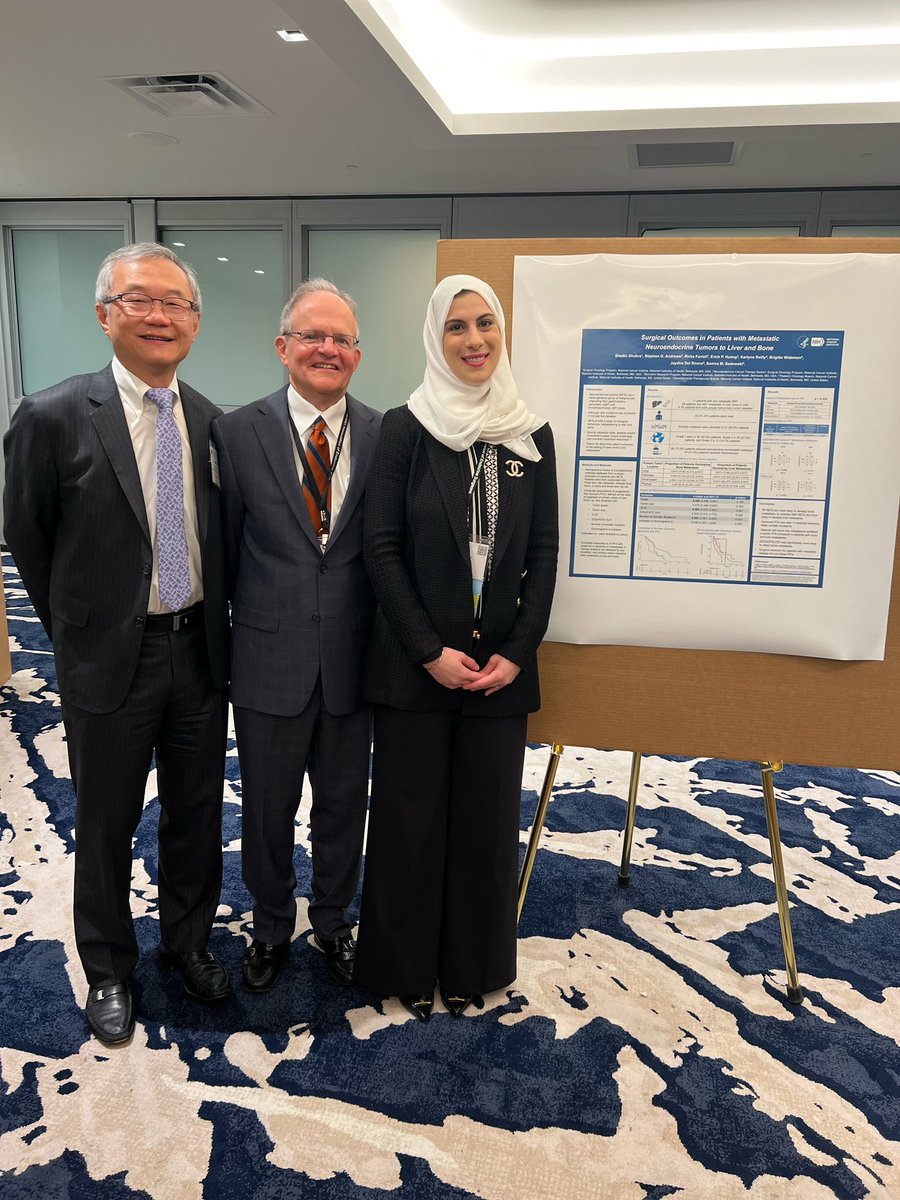 Samira Sadowski (@samira_sadowski) on Twitter photo šÆšš Superstar <a href="/ShadinGhabra_MD/">Shadin Ghabra</a> surgical fellow <a href="/NCICCR_SurgOnc/">NCI Surgical Oncology</a> excellent presentation on surgical outcome of #NET patients metastatic to Liver and Bone, prospectively collected @NCIResearchCtr <a href="/JaydiDelRivero/">Jaydira Del Rivero, MD</a> Thank you <a href="/TheAAES/">American Association of Endocrine Surgeons</a> #AAES2024 experts <a href="/EndoSurgSF/">Quan-Yang Duh</a> Dr Chris McHenry šÆšš Superstar <a href="/ShadinGhabra_MD/">Shadin Ghabra</a> surgical fellow <a href="/NCICCR_SurgOnc/">NCI Surgical Oncology</a> excellent presentation on surgical outcome of #NET patients metastatic to Liver and Bone, prospectively collected @NCIResearchCtr <a href="/JaydiDelRivero/">Jaydira Del Rivero, MD</a> Thank you <a href="/TheAAES/">American Association of Endocrine Surgeons</a> #AAES2024 experts <a href="/EndoSurgSF/">Quan-Yang Duh</a> Dr Chris McHenry