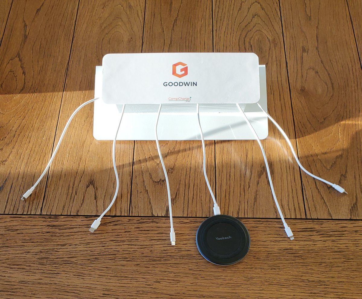 CompCharge's tweet image. Our TableTop CompCharger is now sold with a 2 year warranty on the Anker Power Supply and all 6 Charging Cables. #chargingstations #hospitals #waitingareas #orthdontists #dentistry #lawoffices #custombranding #homes #colleges