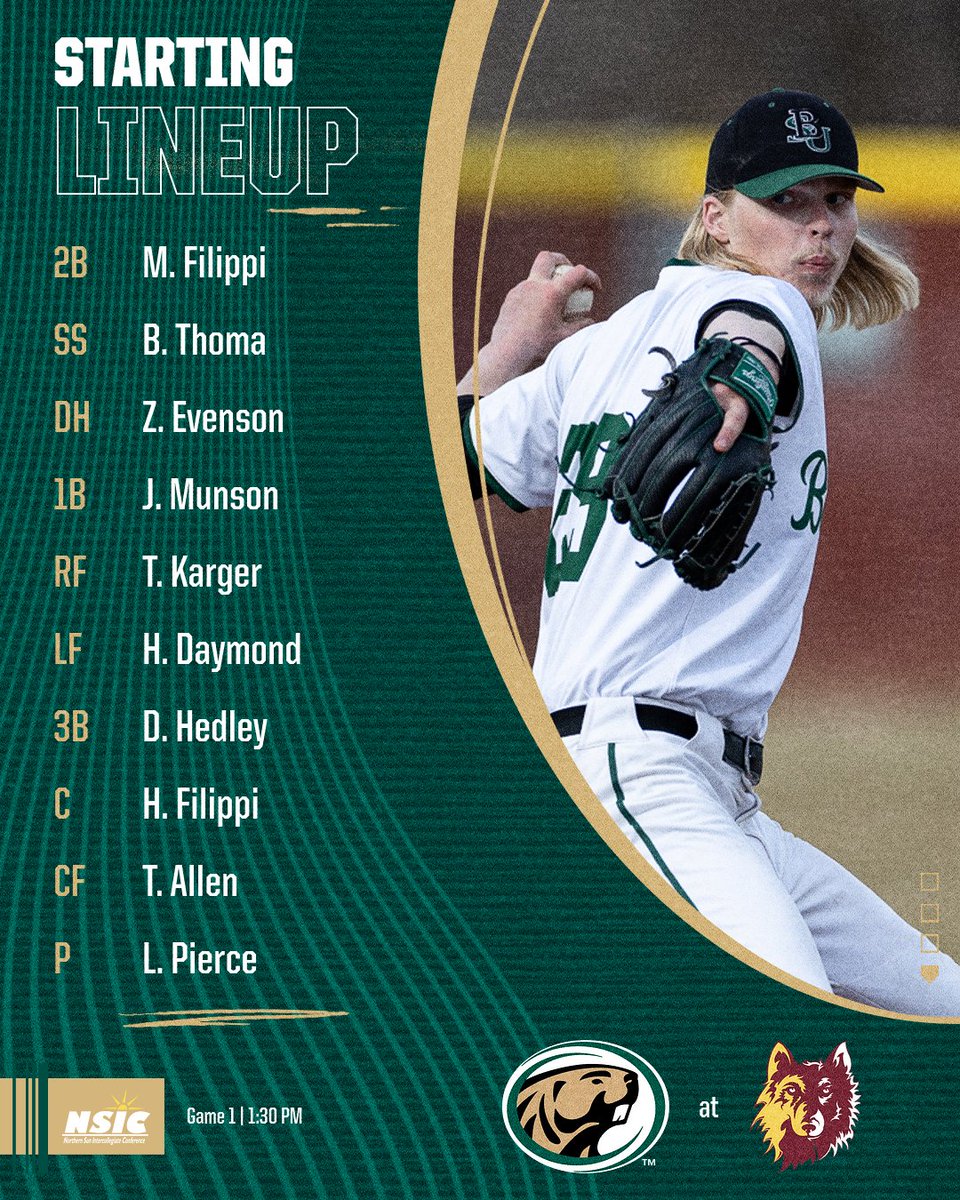 First pitch against the Wolves at 1:30!

#GoBeavers #BeaverTerritory