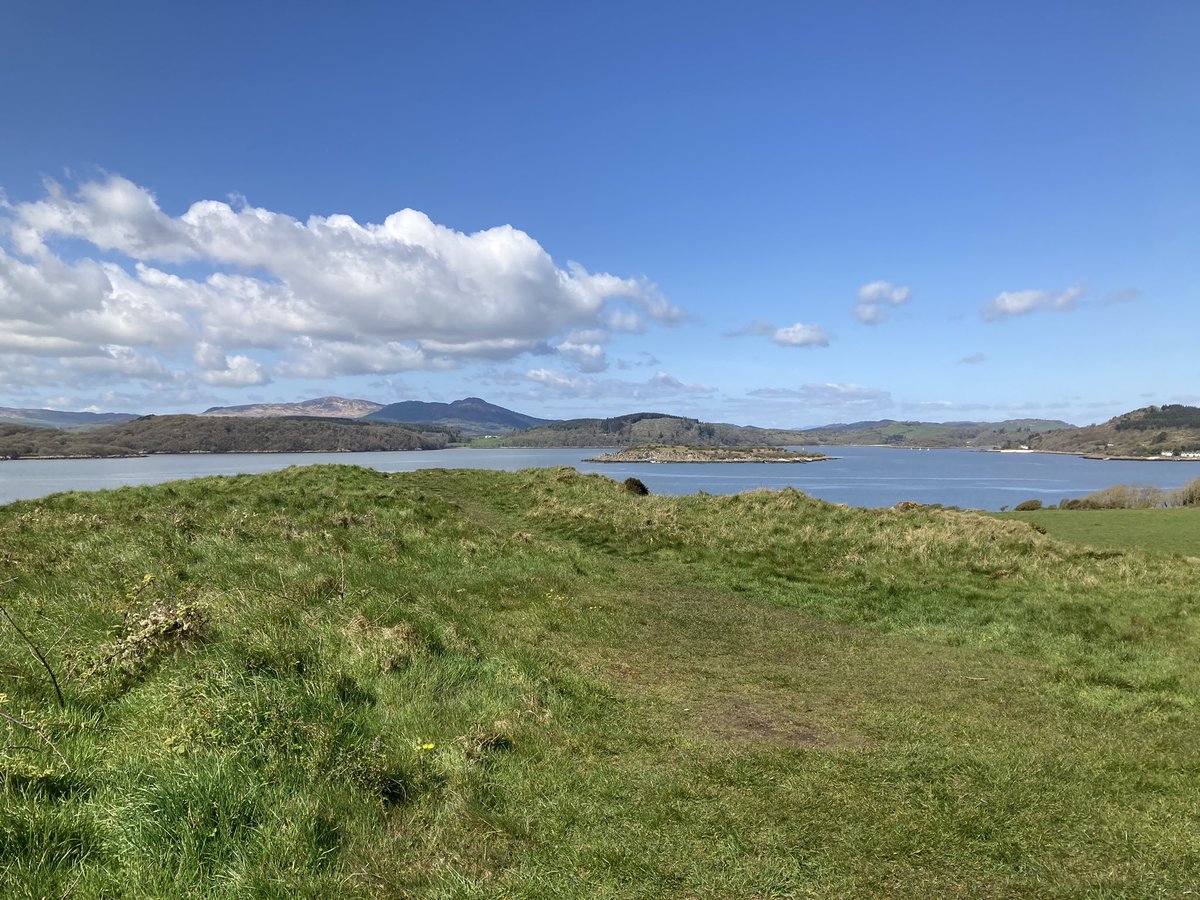 Glorious day for a coastal walk from Kippford to Portling, then back through the forest. Clear views over to the Lake District Mountains. #GallowayCoast
