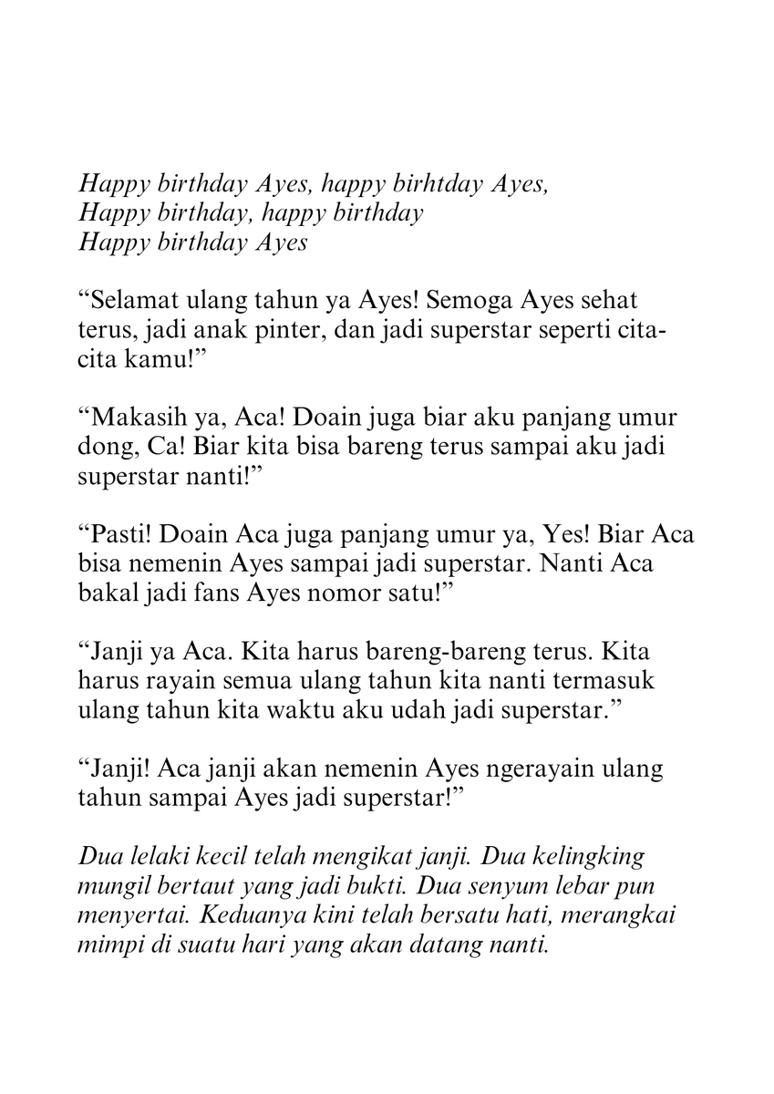 𝘴𝘦𝘮𝘰𝘨𝘢 𝘱𝘢𝘯𝘫𝘢𝘯𝘨 𝘶𝘮𝘶𝘳 𝘢𝘯𝘵𝘢𝘳𝘦𝘴

02z fews tweet au special 𝙅𝙖𝙮 birthday