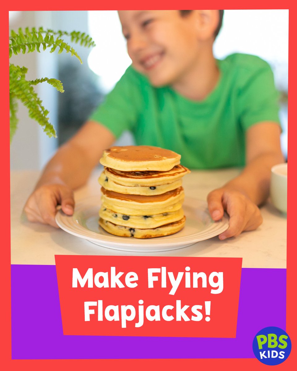 INCOMING! Flying Flapjacks recipe! to.pbs.org/4aIguF2