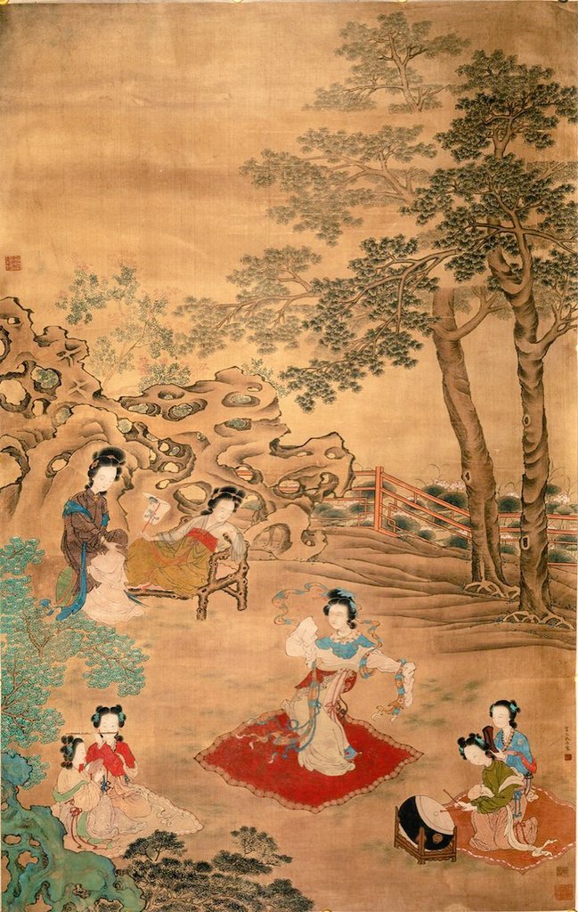 'Musicians and a dancer' / Ming Dynasty painting/ chinese #fineart