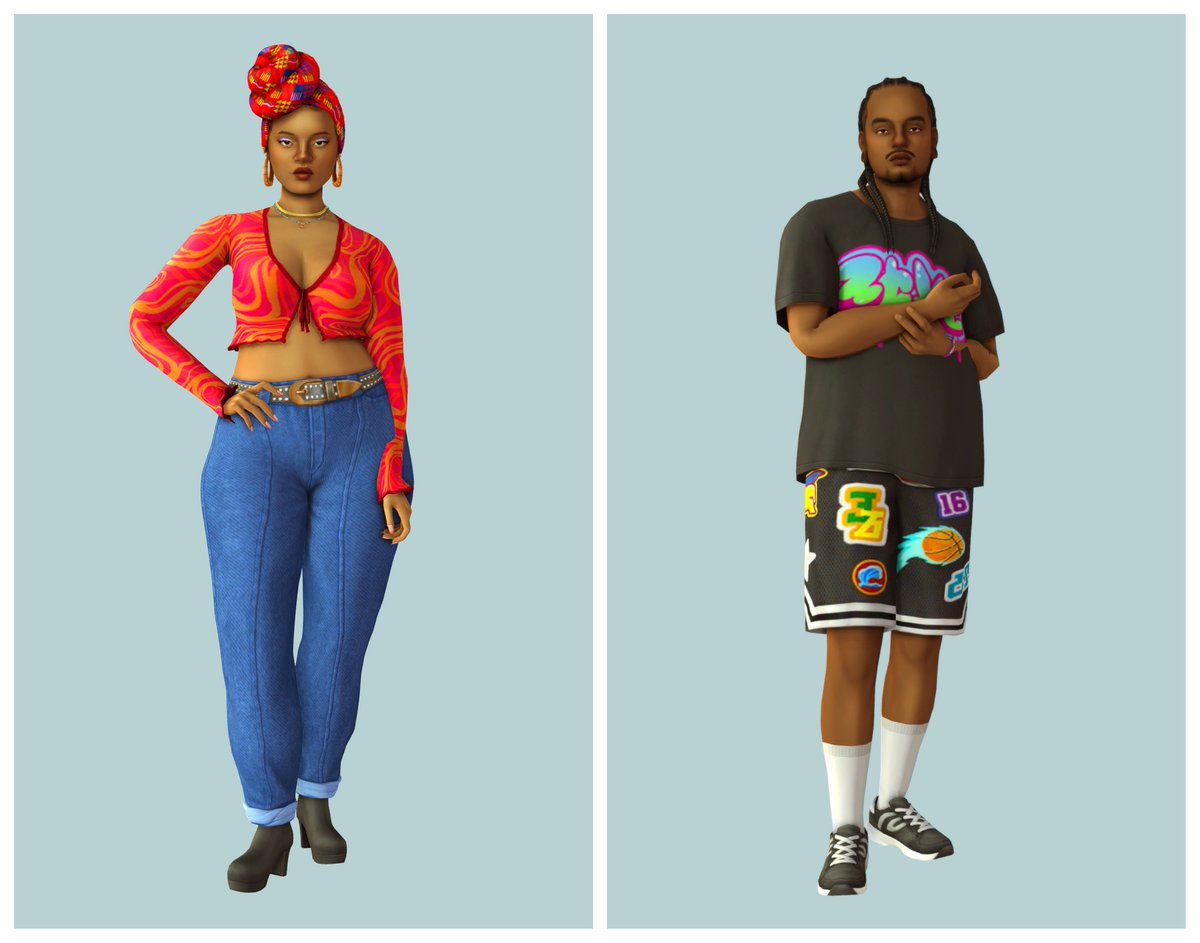 The looks I've made with #UrbanHomageKit ✨

#TheSims #TheSims4 #ShowUsYourSims