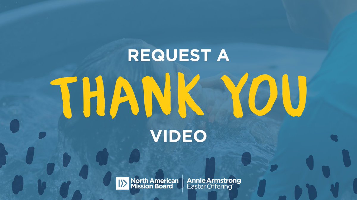 PASTORS - THERE IS STILL TIME! Our president, Kevin Ezell, wants to personally thank you and your church for giving to the #AnnieArmstrong Easter Offering! To request a video, visit AnnieArmstrong.com/thanks.