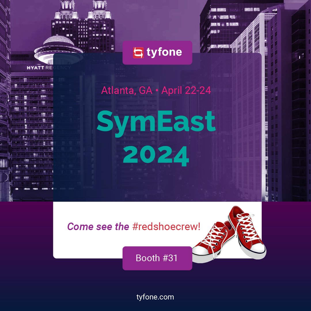 The #redshoecrew is off to #SymEast next week. If you are attending the Symitar Core Conference in Atlanta Georgia, stop by booth #31 and say hello! We hope to see you there. #fintech #atl