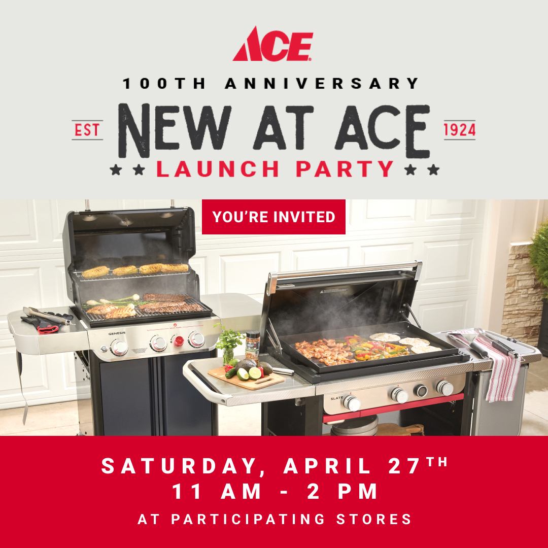 One week from today! Have you marked your calendar to get answers to your #Grilling questions, #TipsAndTricks for setting up your #OutdoorLiving space this year, and so much more? See you in a week! #MoreThanAHardwareStore #MyLocalAce