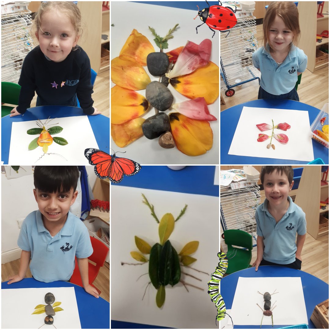This week, our Reception pupils created colourful minibeasts using natural materials, such as petals, leaves, pebbles, and twigs to create unique masterpieces. 🍃🐛🐞

#BuryGrammarSchool #BGSRec #PrimarySchool #EarlyYears