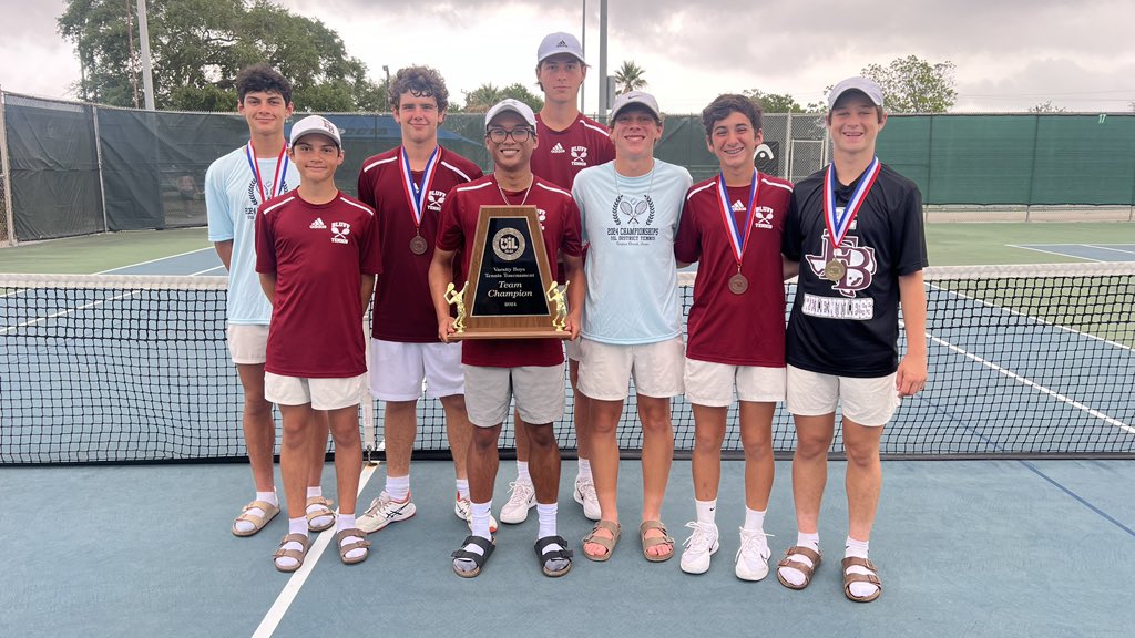 The Hornet Tennis TEAM are District 29-5A CHAMPIONS 🏆 #CPH | #SWARM