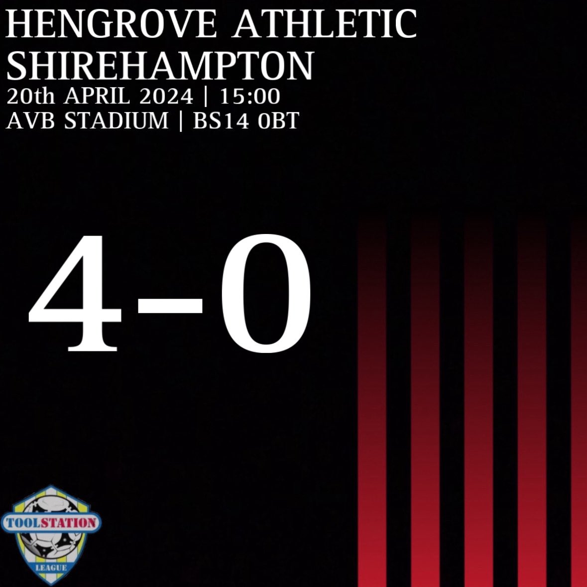 RESULT First Team fall to defeat against @HengroveAFC @swsportsnews @TSWesternLeague @bsoccerworld 🔴☠️