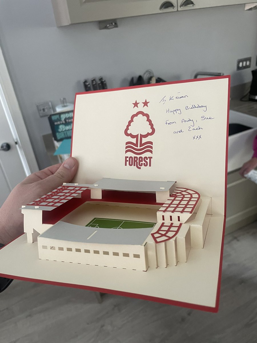 I don’t mean to brag but theres absolutely no chance on the planet that anyone’s ever received a better birthday card than this #nffc