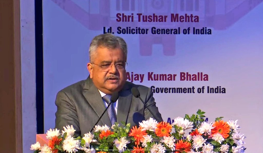 That in history of every nation there comes a moment when ushering changes become imperative. However, initiating change requires visionary leadership #ThreenewCriminalLaws need to be seen in this backdrop said Shri Tushar Mehta, Ld. Solicitor General of India, at conference on