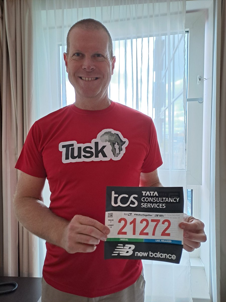All set for TCS London Marathon tomorrow. A big thank you to all who have donated in aid of Tusk.
justgiving.com/page/richard-a…
#TuskTrust #TCSLondonMarathon