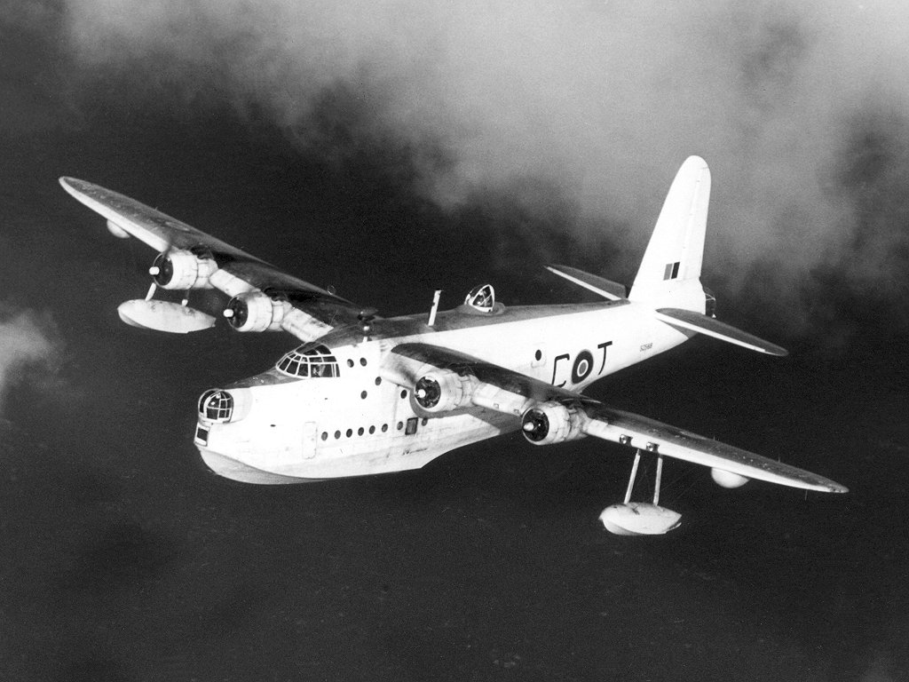 On this day In aviation history, April 20th, a Short Sunderland flies medical personnel and supplies to HMS Amethyst, shelled by Chinese Communist forces on the Yangtze River in 1949. This s a British flying boat patrol bomber.