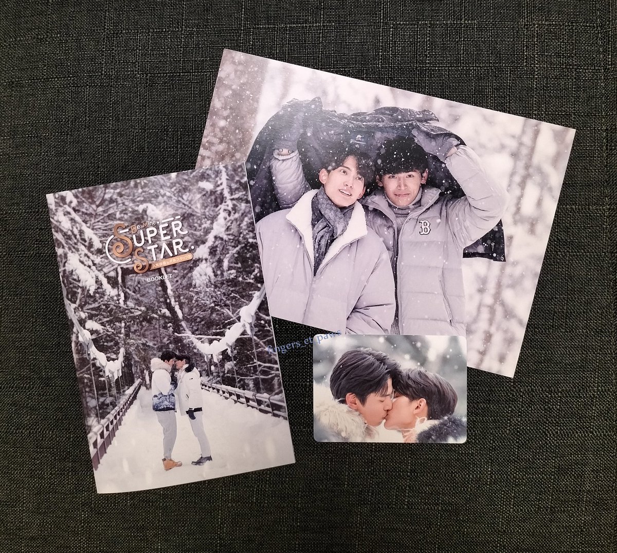 @jaestsx @firstfh5 D-15 #JaFirst30daysBdaychallenge

Favorite #JaFirst photocard: ❄️
Punn and Achi in the snow

(I almost gave up hope that the blu ray will arrive by this week. But I need to buy a new player to watch...)
#จาเฟริสท์ #JaPhachara #First_Chalongrat #BeMineSuperStar