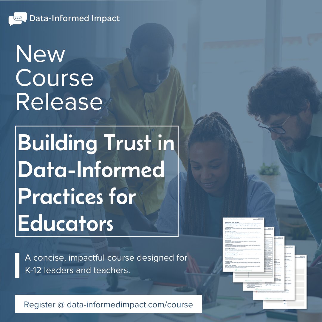 informedimpact's tweet image. Data isn&apos;t daunting when you know how to use it. Learn with us.  #datademystified #schoolleaders