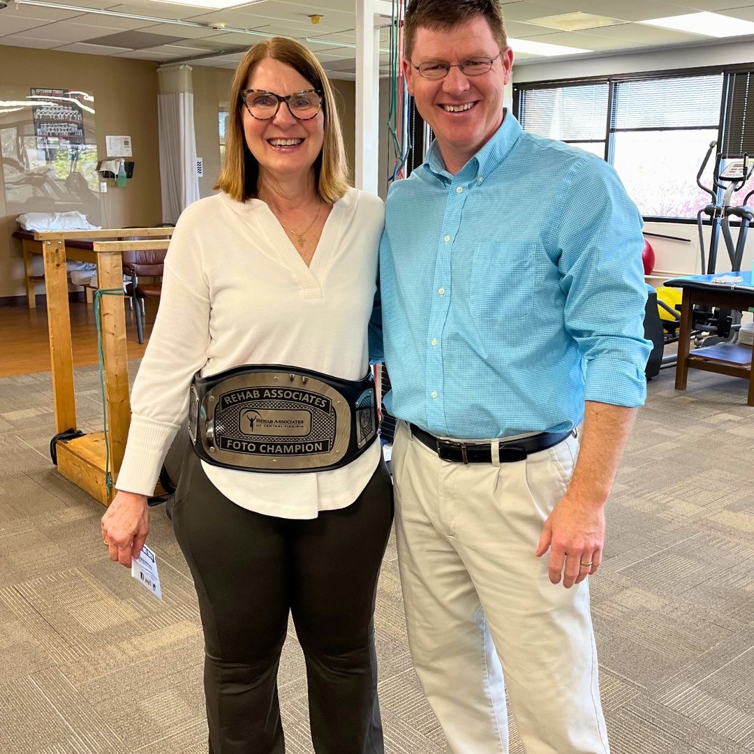 Meet our FOTO belt champion, Mike Richardson, PT, DPT from our Forest Clinic! 🏅

From cervical radiculopathy to total hip replacement and knee osteoarthritis, Mike has guided our patients toward their recovery goals with expertise and dedication.