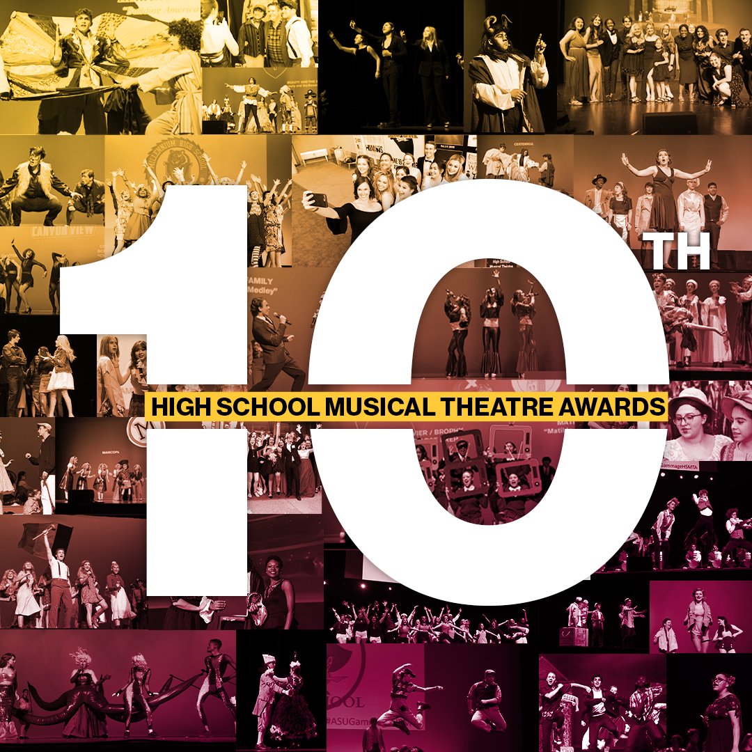 SAVE THE DATE: The 10th Anniversary of High School Musical Theatre Awards (HSMTA) will be held on Saturday, May 25. Get your tickets now! ➡️ ow.ly/uEAS50RhE0A