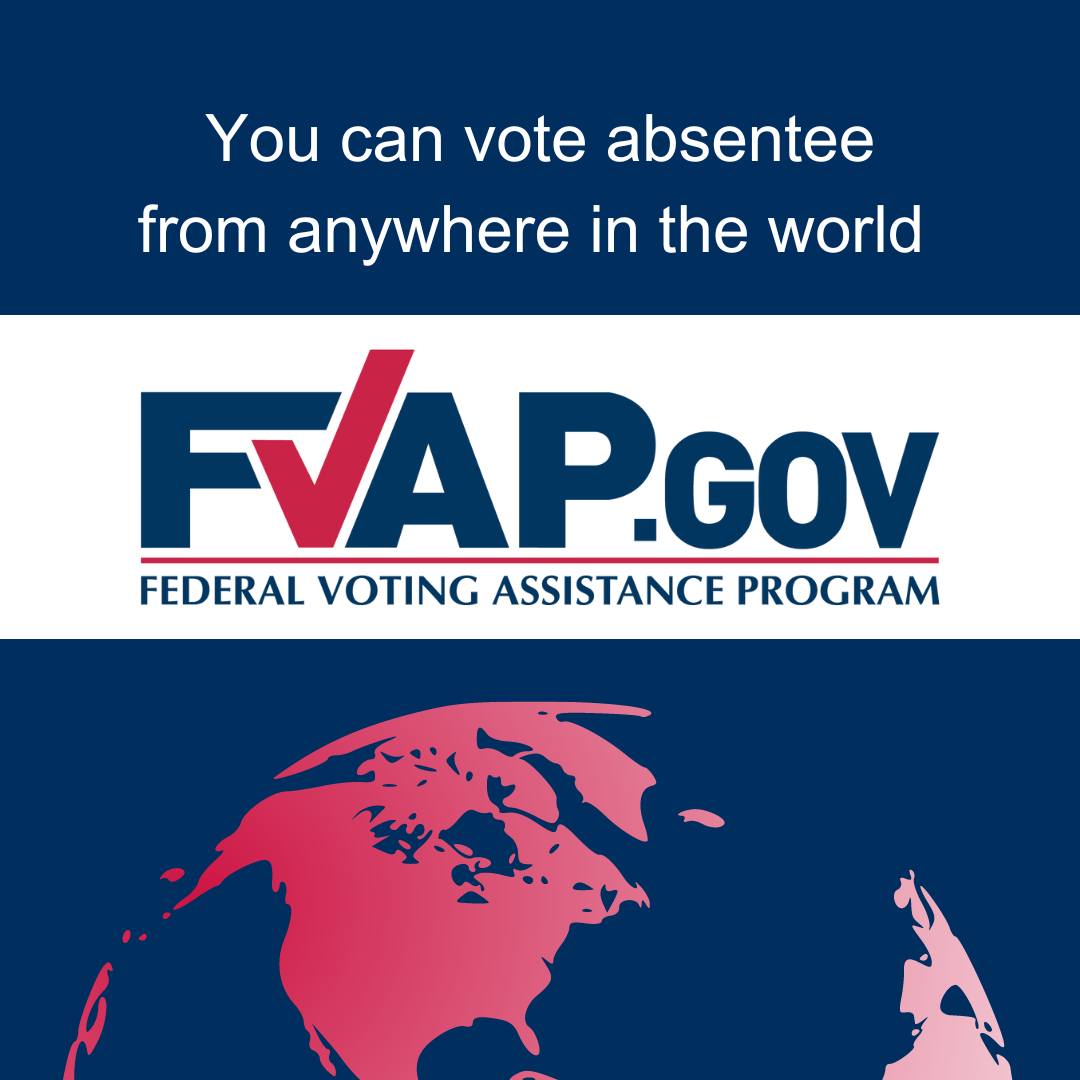 Voting is a powerful way to make your voice heard 📝 Visit the FVAP website to find state primary run-off and general election deadlines specific to your state: fvap.gov/guide.