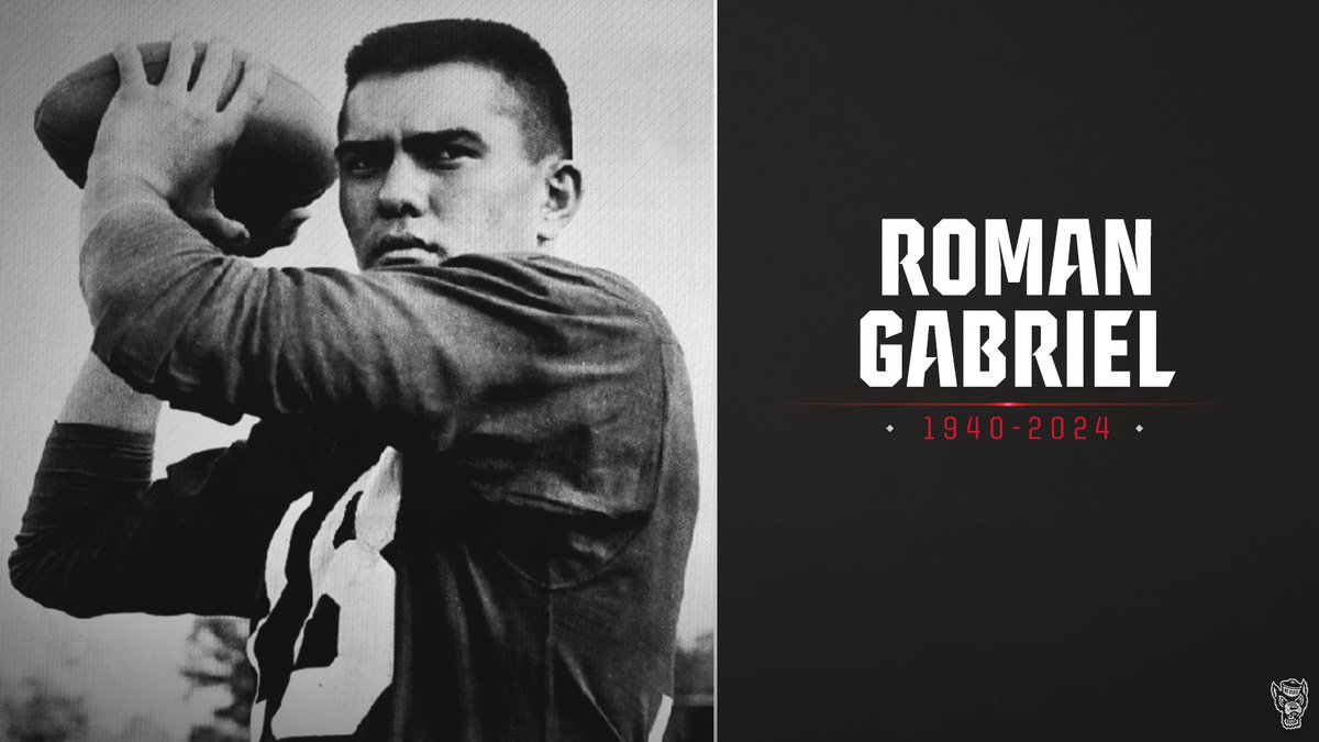 We mourn the passing of our legendary former quarterback Roman Gabriel and offer our condolences to his family. More about this Hall of Famer: bit.ly/3WabEfC