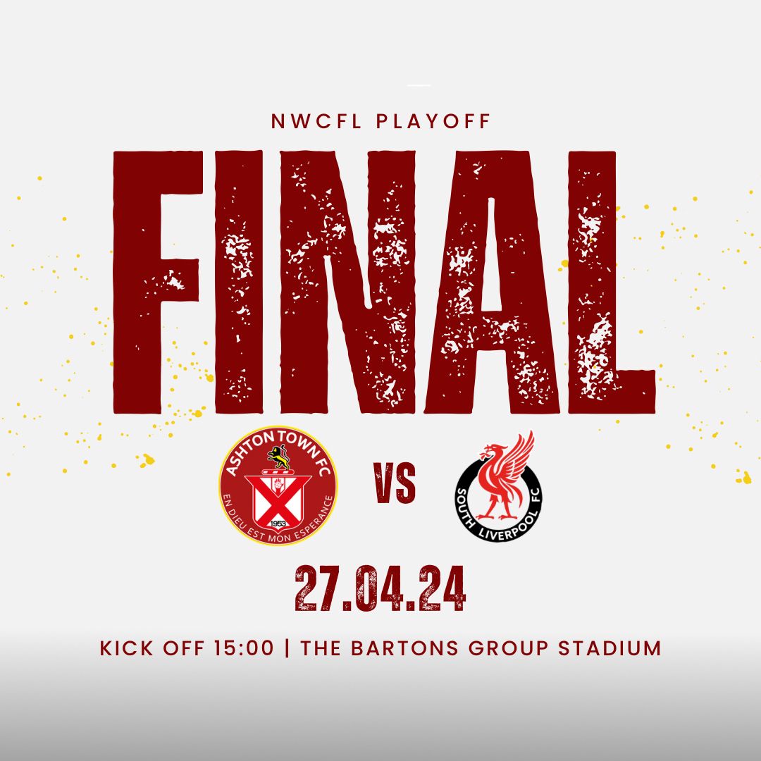 A record attendance for today's Semi Final against @euxtonvillafc.  Thanks for a fantastic game.

FINAL next week at the Barton's Group Stadium.

<a href="/ashtontownfc/">Ashton Town FC</a> vs. @southlplfc

We need you there, let's break a <a href="/nwcfl/">The NWCFL ⚽️</a> record.

#upthetown #talkofthetown #proudtobetown #townisred