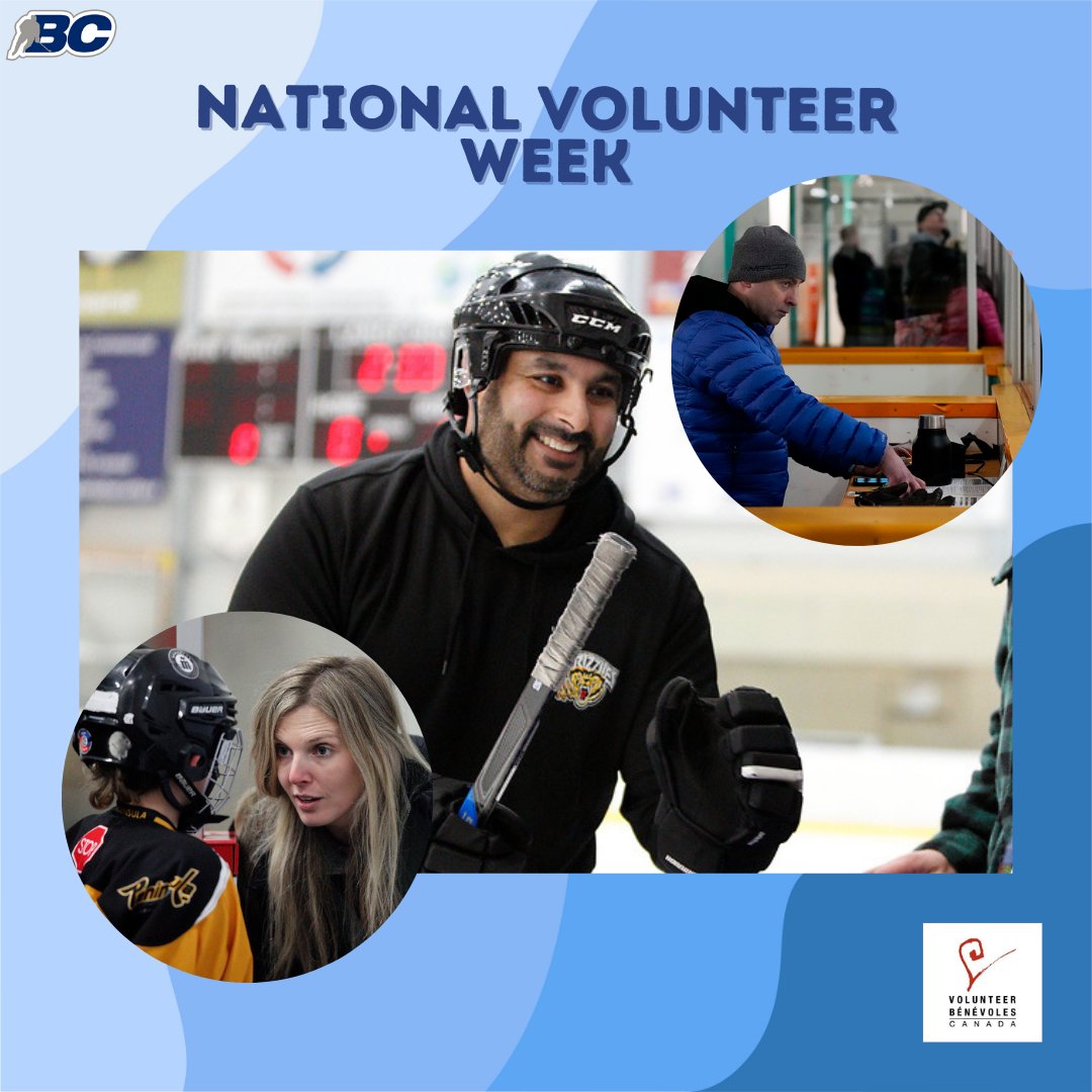 During National Volunteer Week we are celebrating the volunteers who help our hockey world go round! Without them, we would not have the community that we do. Check out our website to see how we honour our volunteers.