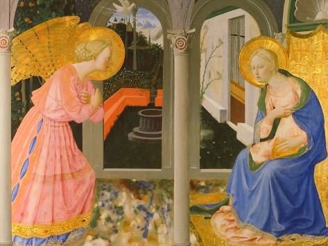 'The Annunciation' by Z. #Strozzi (c.1440) / Italian Rennasaince #fineart