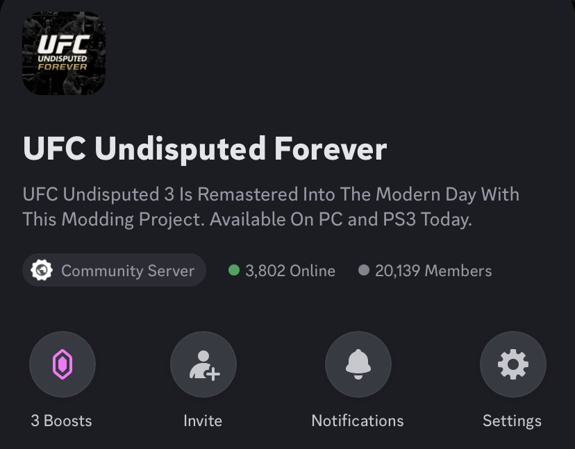 Today we hit 20k Members in the UDF Discord Server. This may feel like a small feat to some people but to the 6 core developers who work on this mod it's a huge landmark of progress. The care we put into this mod from us has been 100% paid back by our supporters. Thank you.❤️