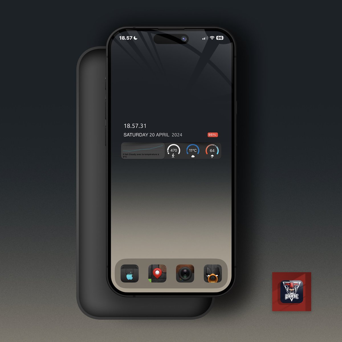 I’m out🤟 have a fab w/e 🥂

#ios1741 #iphone12pm #nojailbreak #widgy #MockupM 

• wallpaper @noir_arts 🤟
• icons @A7laFe 
• widgy widget @Asmifrere 
• template @SeanKly #M