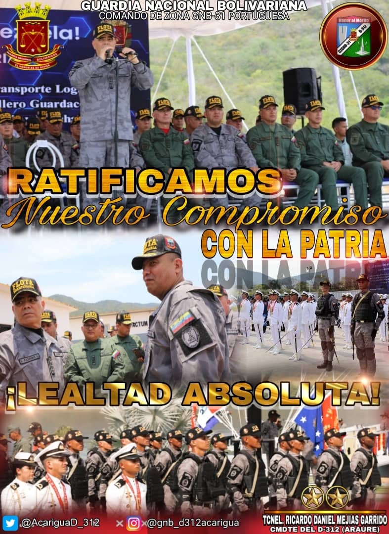 Ratificamos nuestro compromiso de lealtad absoluta con la Patria. #20Abr