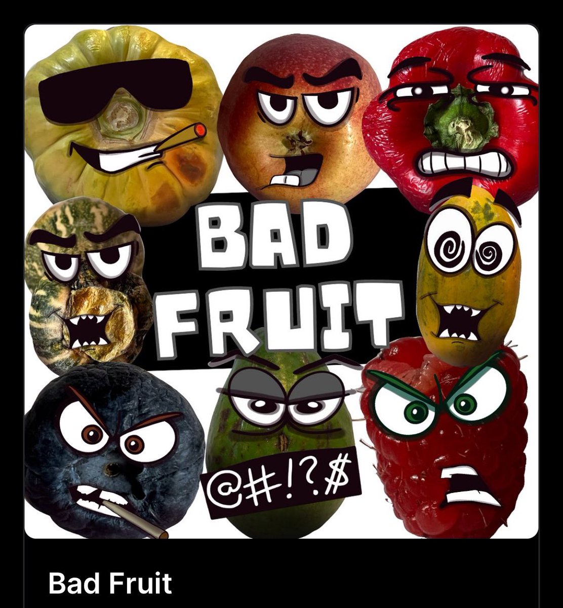 I have a confession... @badfruit_NFT was me. 

@SignalSGNL inspired me to come clean after the artist chat yesterday. 

This was an experiment with photographing bad fruit and tapping into creative outlet while being silly. 

#NFTCollection