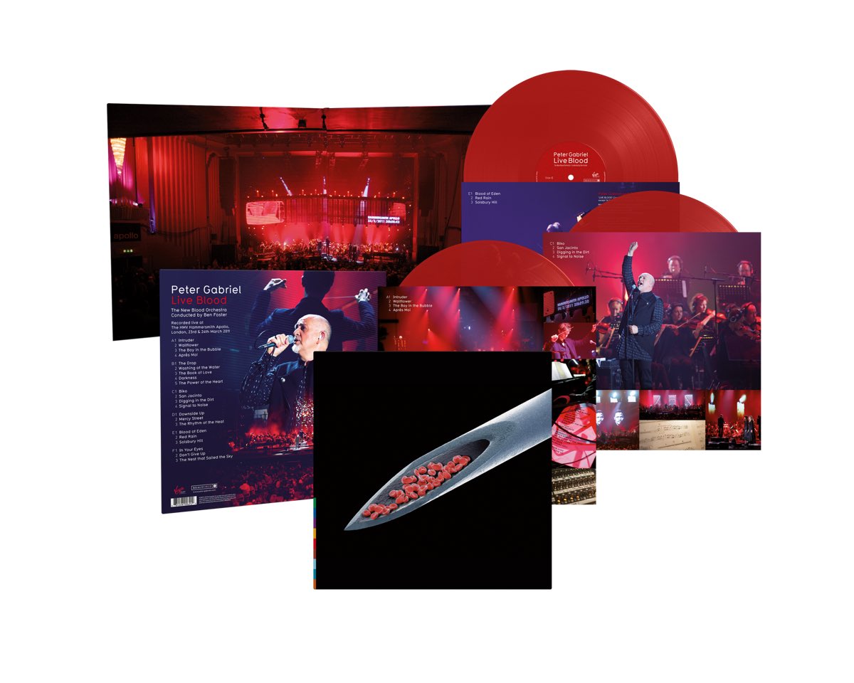 In 2022, ‘Live Blood’ was released as a part of Record Store Day as a limited edition 3LP on red vinyl. Never previously released on vinyl the concert was recorded at the Hammersmith Apollo, London, 23 & 24 March 2011. “I was determined that it shouldn’t be just a sort of ‘Hits