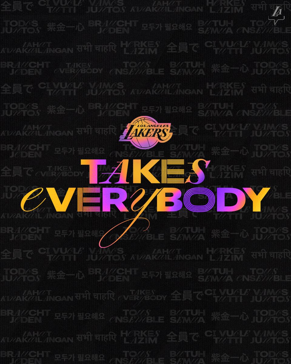 Lakers fam around the globe, you ready?
