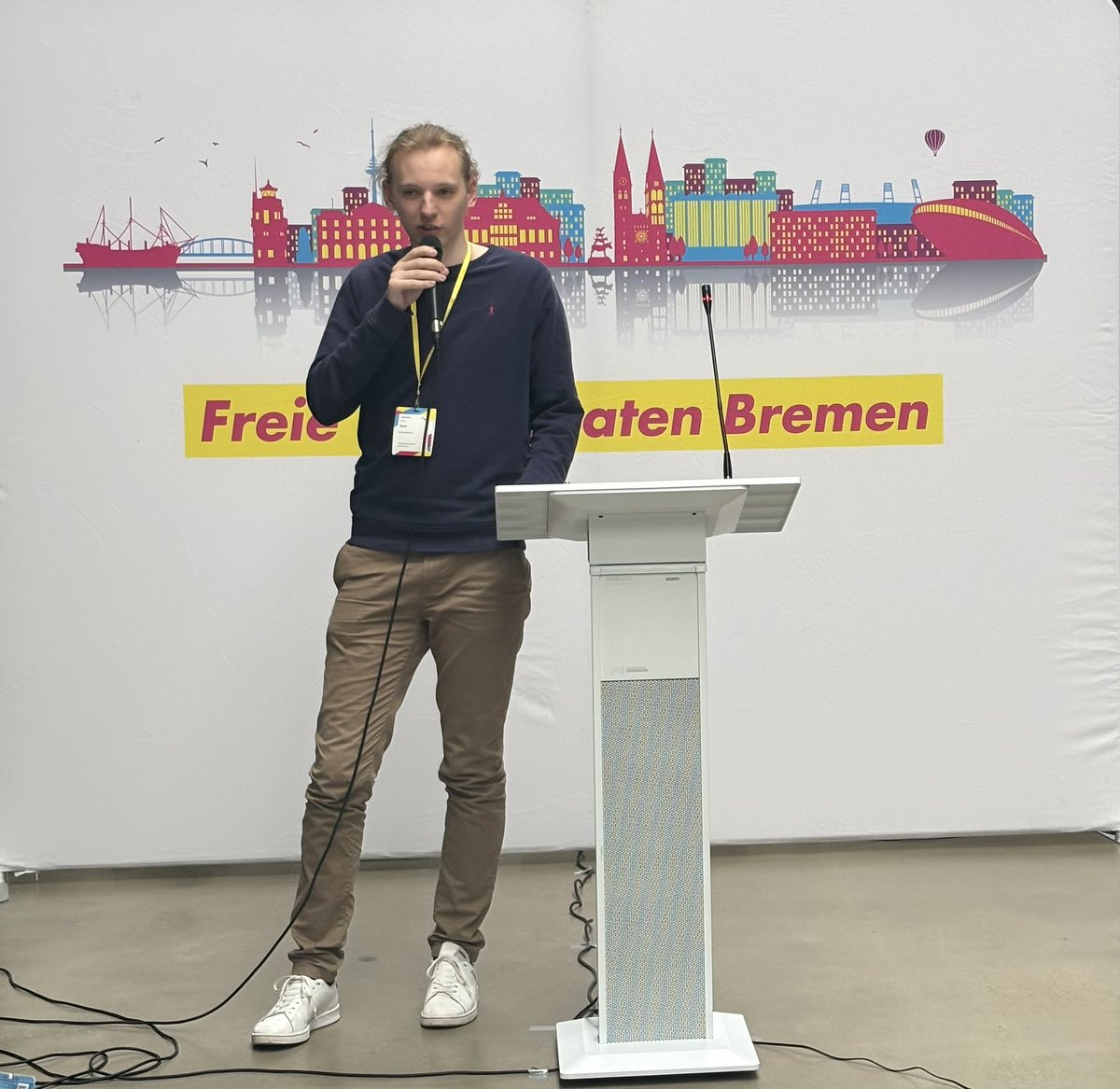 Herzlichen Glückwunsch Tristan Reim zur Wahl in den Landesvorstand der @FDPBremen #fdp #lpt24