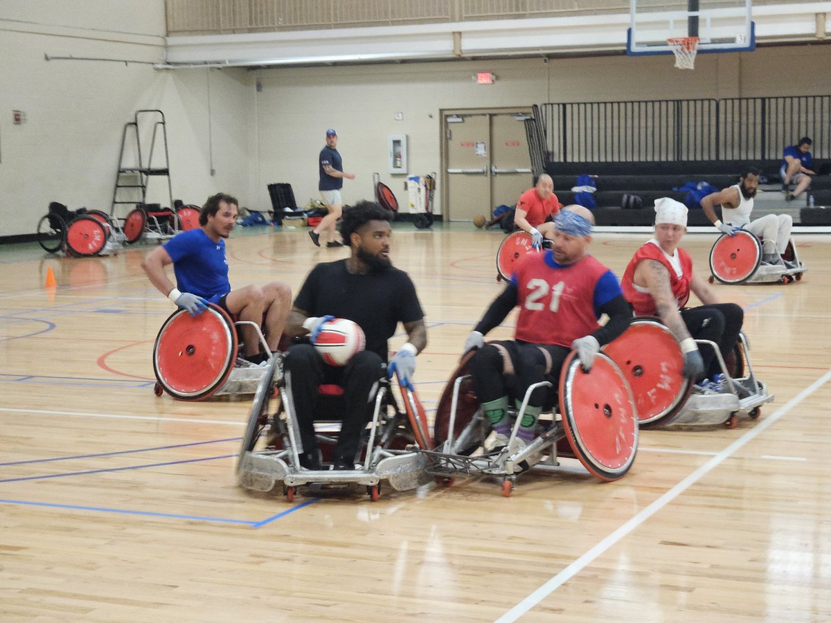 #TeamAirForce getting the job done during @warriorgames training