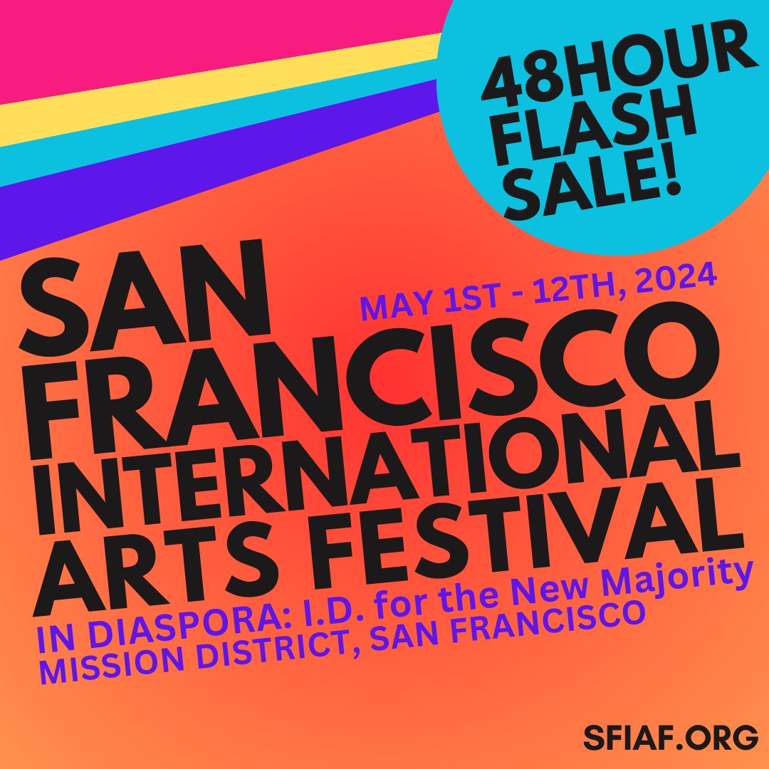 *48 HOUR FLASH SALE* 

Save 20% on All Festival Tickets Now through Sunday, April 21st at 11:59PM. 

Use Code: BLOOM20 at Checkout. 
sfiaf.org/2024_calendar
